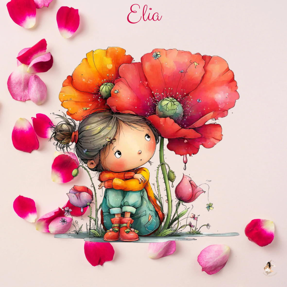 🌸 Les Petites Jardinières Étoilées – Sticker Toniebox 2 Personnalisé