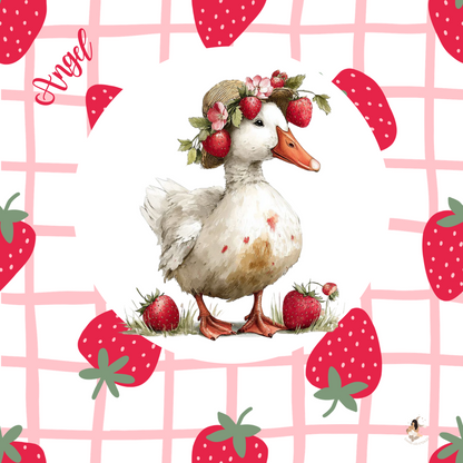 Sticker Toniebox personnalisé fraises 🍓 des oies