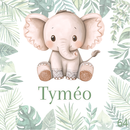 Sticker Toniebox personnalisé Les éléphants