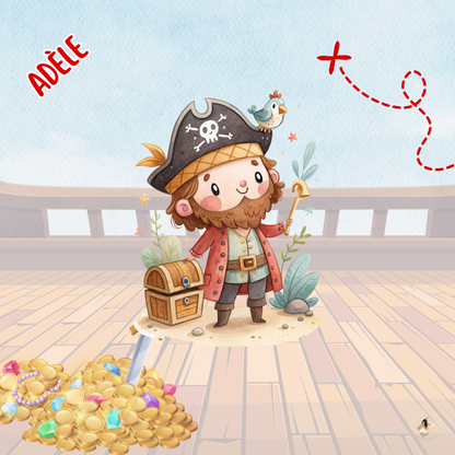 Sticker Toniebox personnalisé pirate