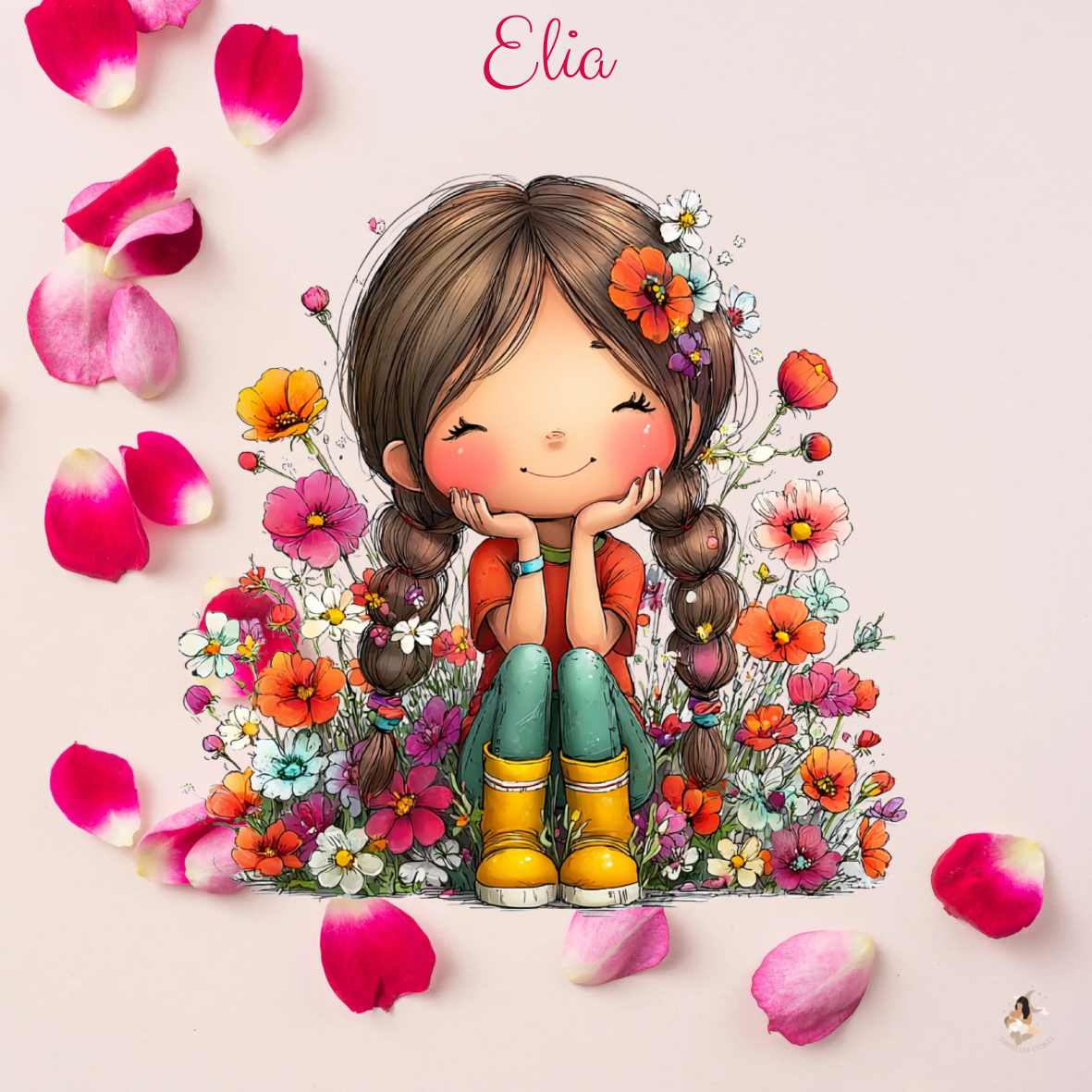 🌸 Les Petites Jardinières Étoilées – Sticker Toniebox 2 Personnalisé