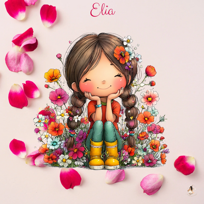🌸 Les Petites Jardinières Étoilées – Sticker Toniebox 2 Personnalisé