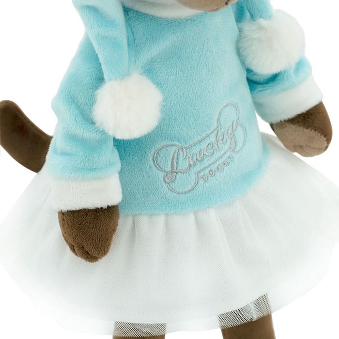Jouet doux, Doggy chanceux - Lucky Kiki: Look tendre (38 cm)
