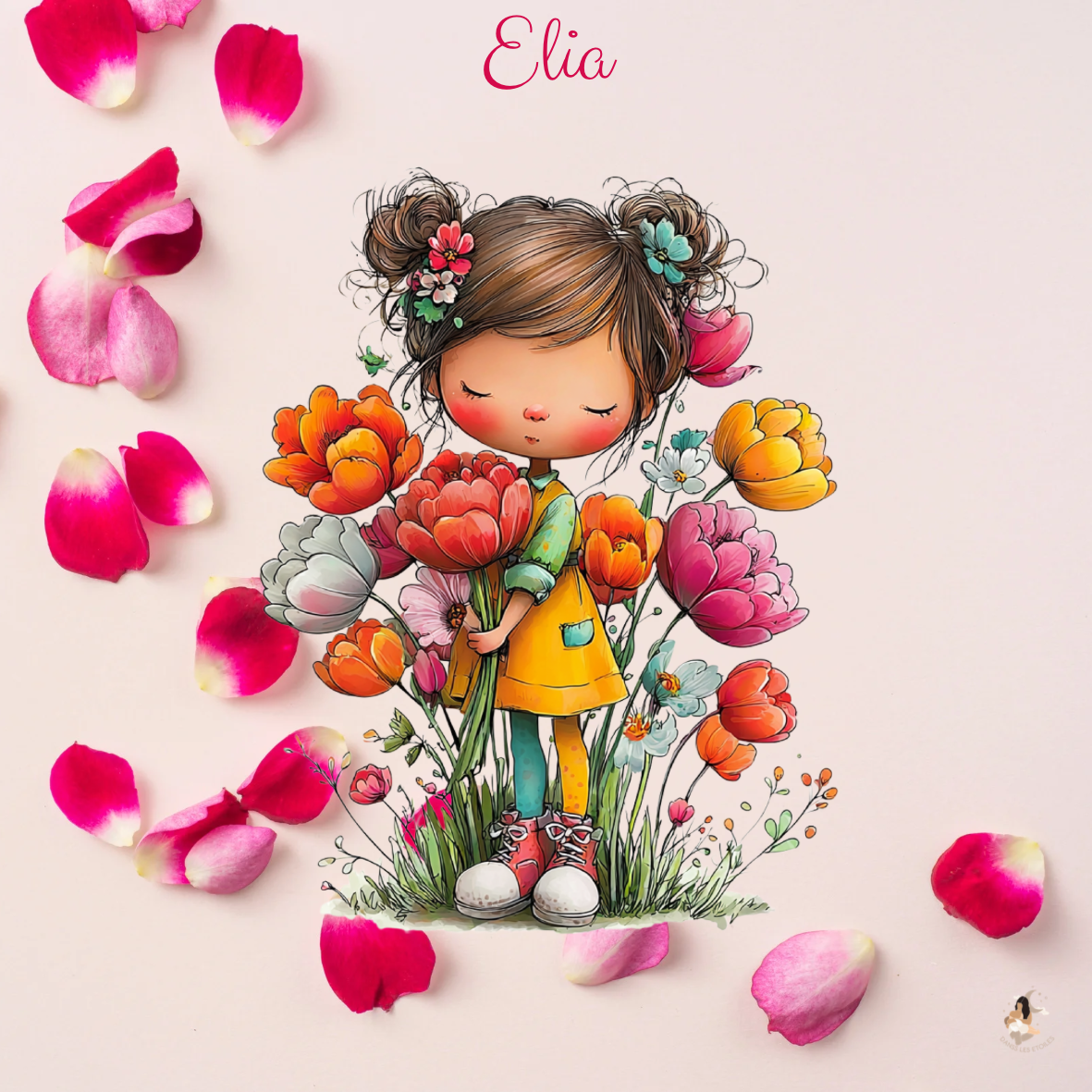 🌸 Les Petites Jardinières Étoilées – Sticker Toniebox 2 Personnalisé