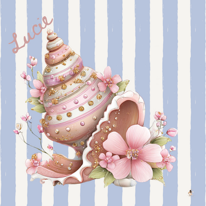 Sticker Toniebox personnalisé coquillages et crustacés
