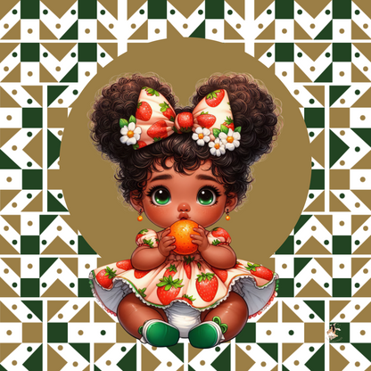 Sticker Toniebox personnalisé baby fruit