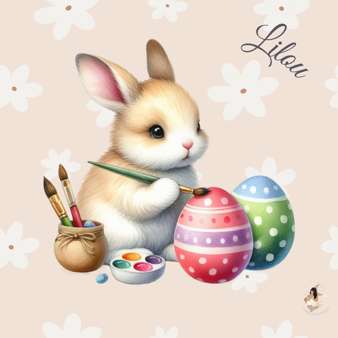 🌸 Stickers Œufs de Pâques – Collection Printemps Enchanté 🐰✨