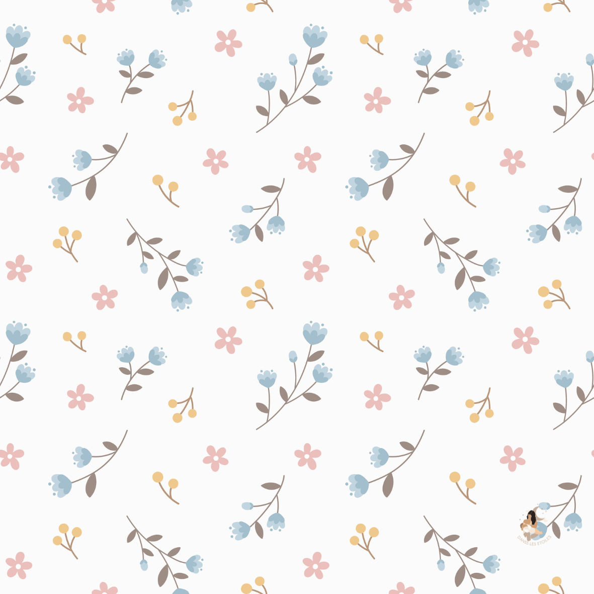 Sticker Toniebox personnalisé fleurs