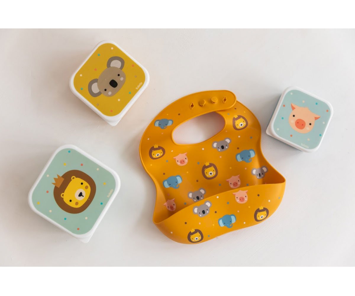 3 Boîtes à lunch Animal Friends