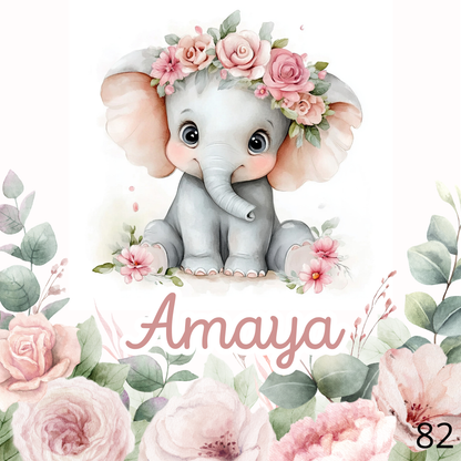 Sticker Toniebox personnalisé Les éléphants