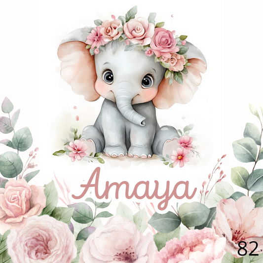 Sticker Toniebox personnalisé Les éléphants