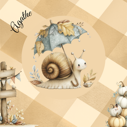 Sticker Toniebox personnalisé Automne
