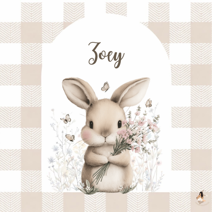 🐰 Sticker Toniebox – Lapin Vichy