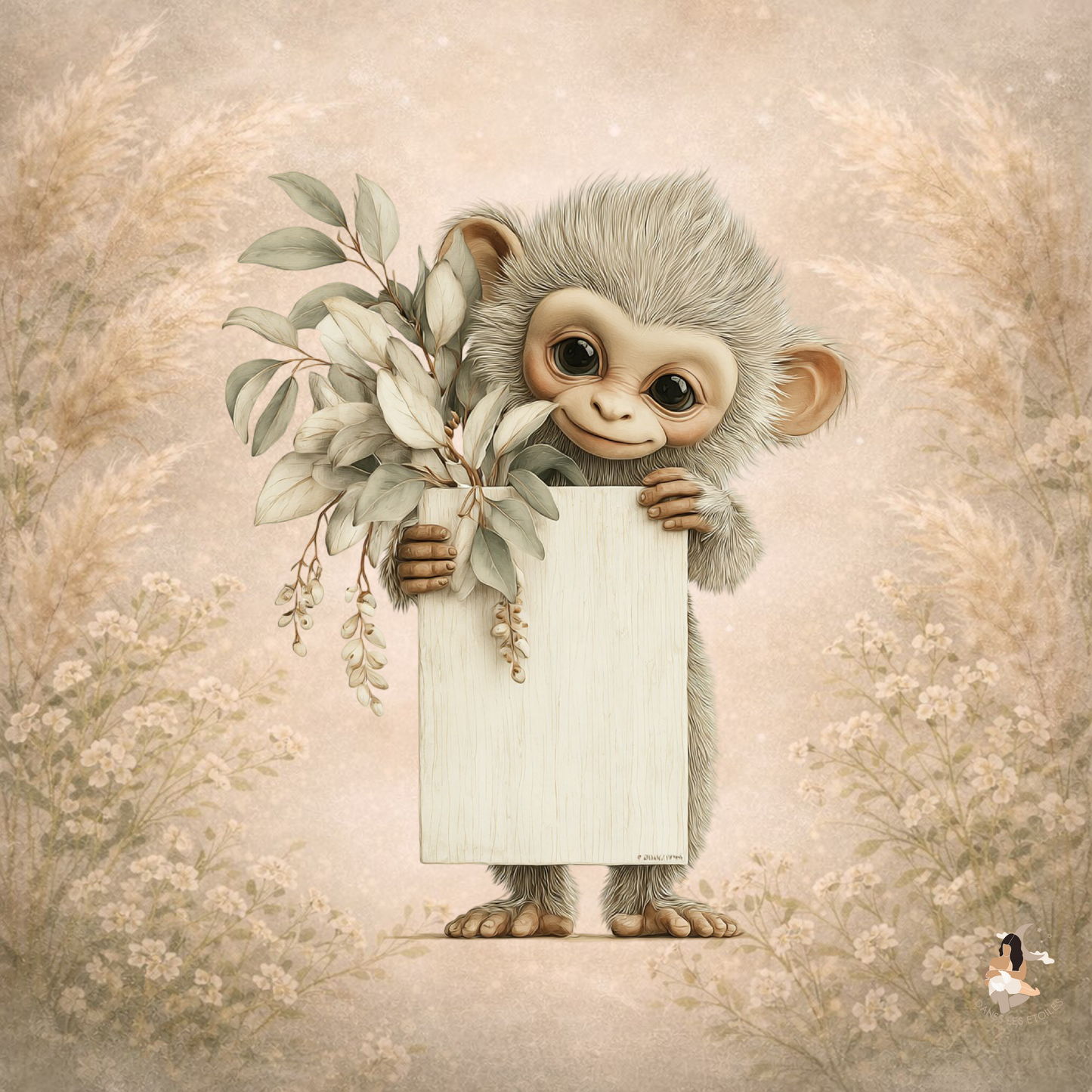 Stickers personnalisé TonieBox – Collection Câlins Sauvages 🐒🦁🦒