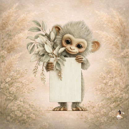 Stickers personnalisé TonieBox – Collection Câlins Sauvages 🐒🦁🦒