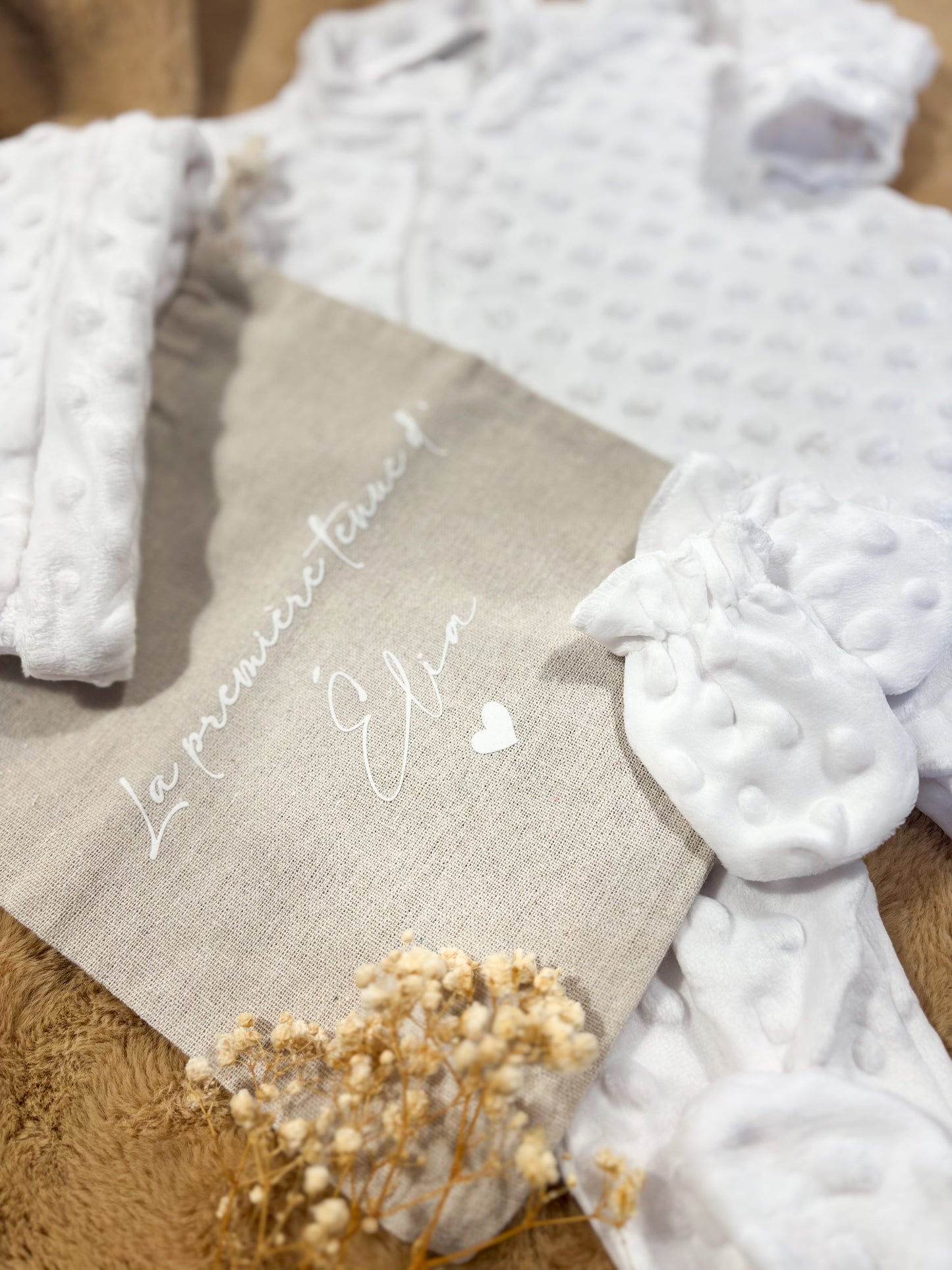 🌙 Coffret naissance personnalisé – Taille 0/3 mois