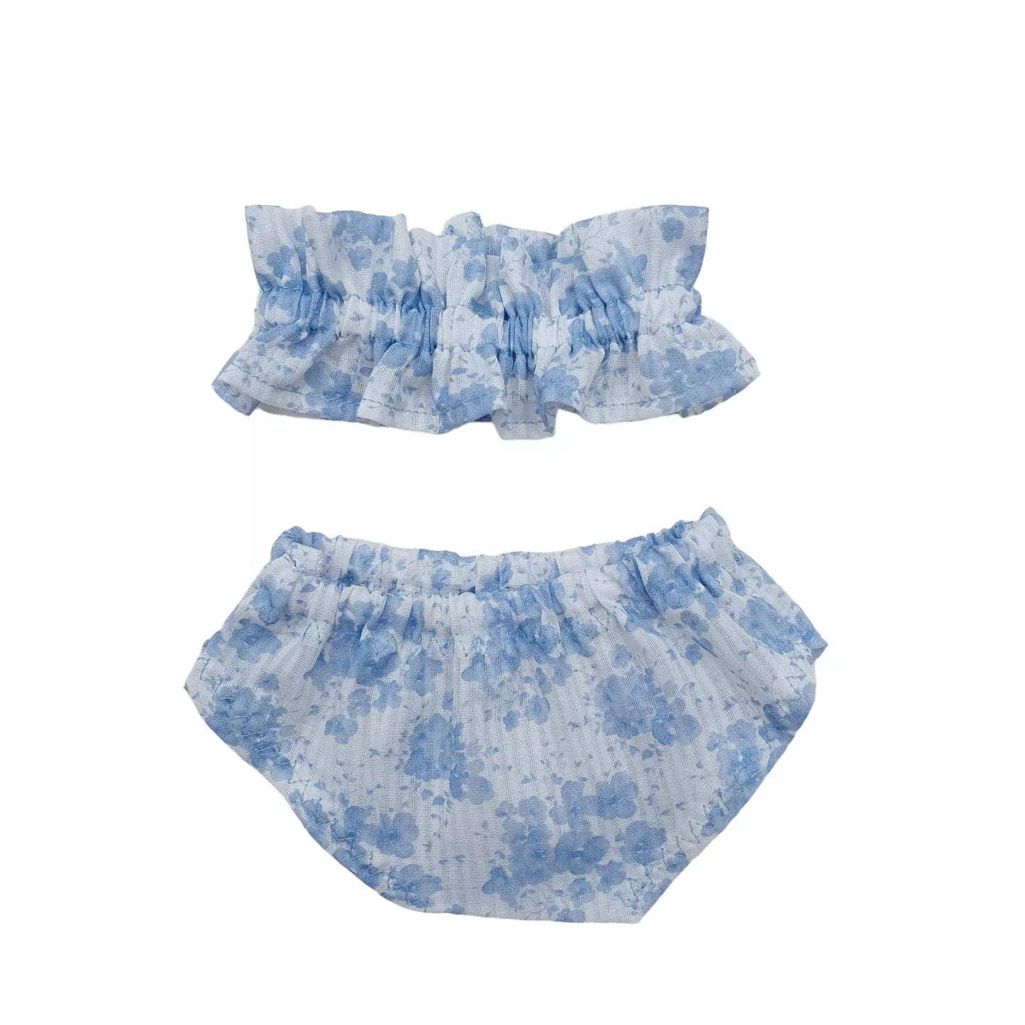 MAILLOT DE BAIN FLEURS BLEUE