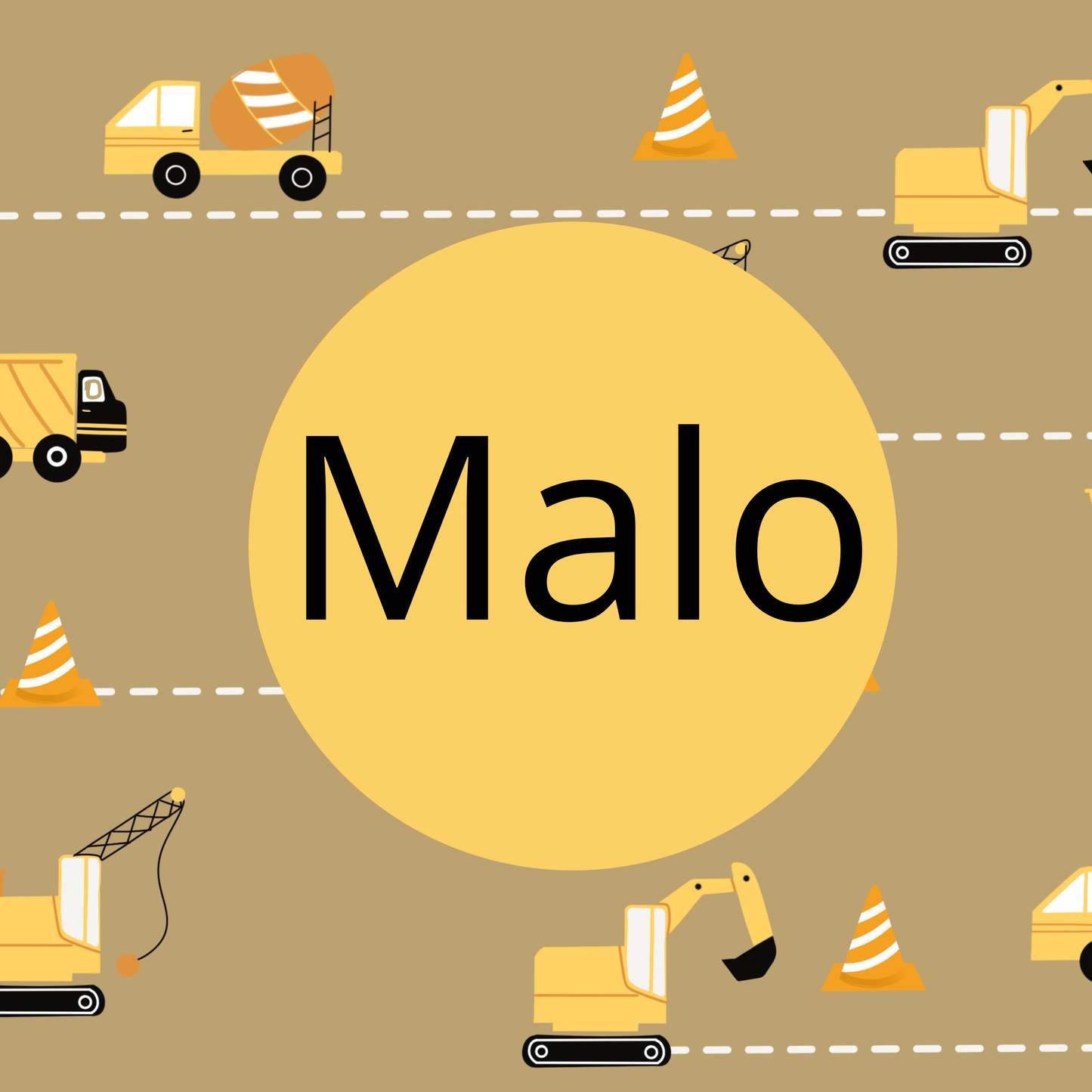 Sticker personnalisé pour Toniebox – Camion de chantier