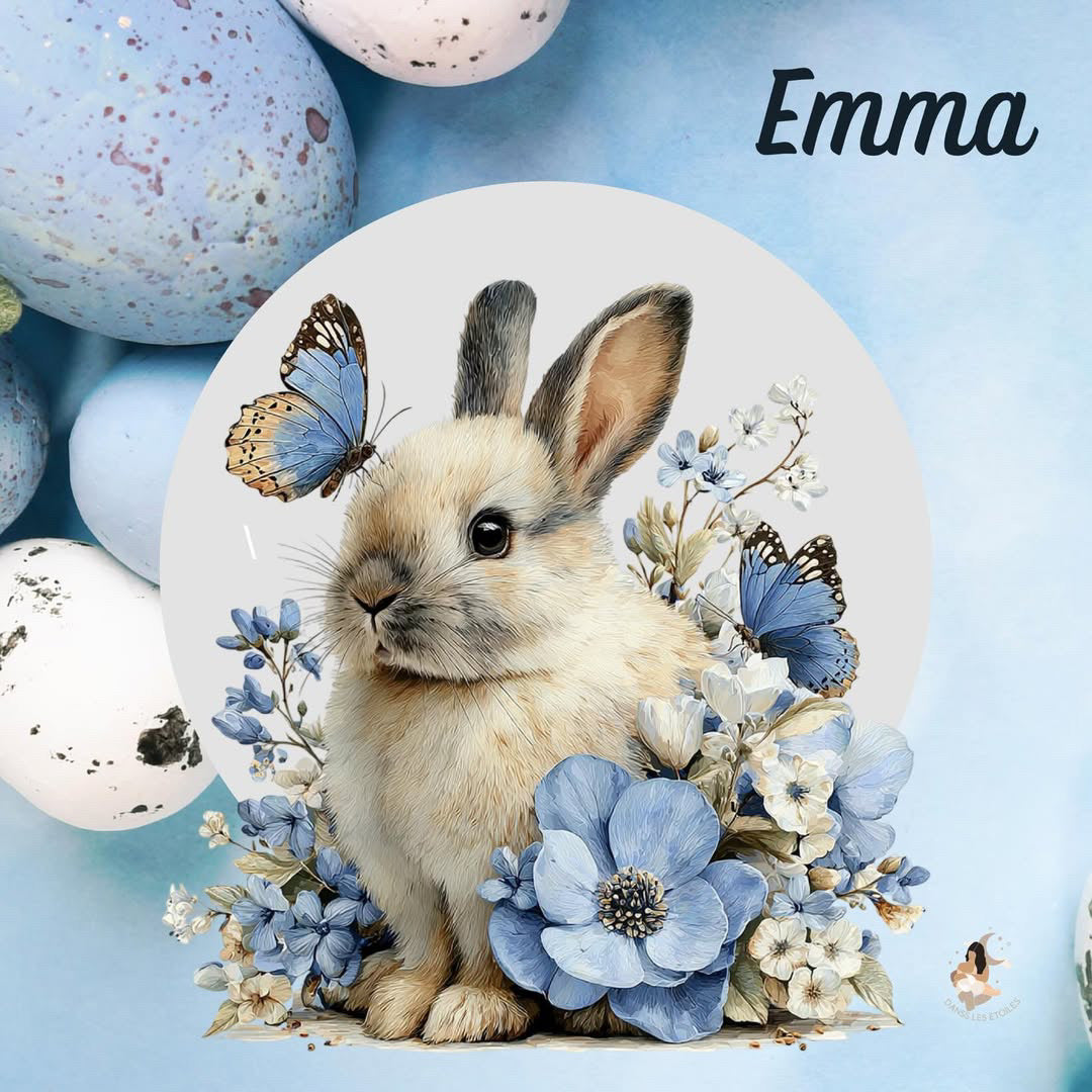 Stickers Toniebox – Collection Bleu Poétique lapin 🌙