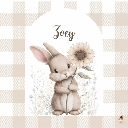 🐰 Sticker Toniebox – Lapin Vichy