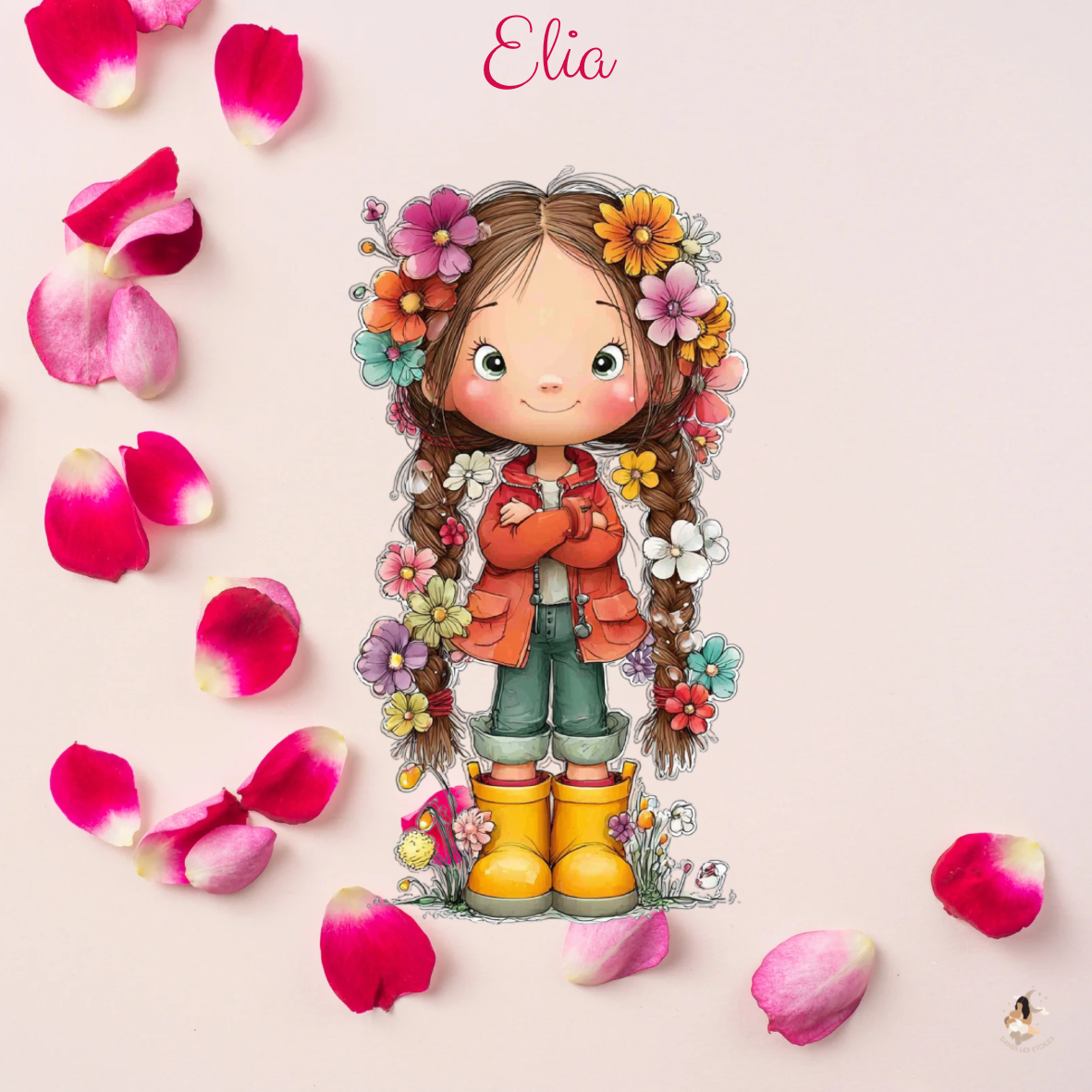 🌸 Les Petites Jardinières Étoilées – Sticker Toniebox 2 Personnalisé