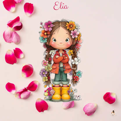 🌸 Les Petites Jardinières Étoilées – Sticker Toniebox 2 Personnalisé
