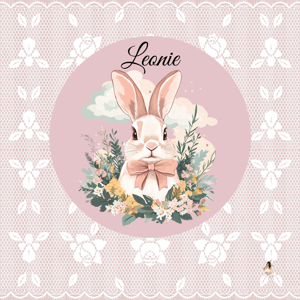 Sticker personnalisé Toniebox 2 – Collection Léonie 🐰🌸