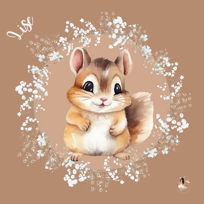 ✨ Stickers – Collection animaux poétiques forêt