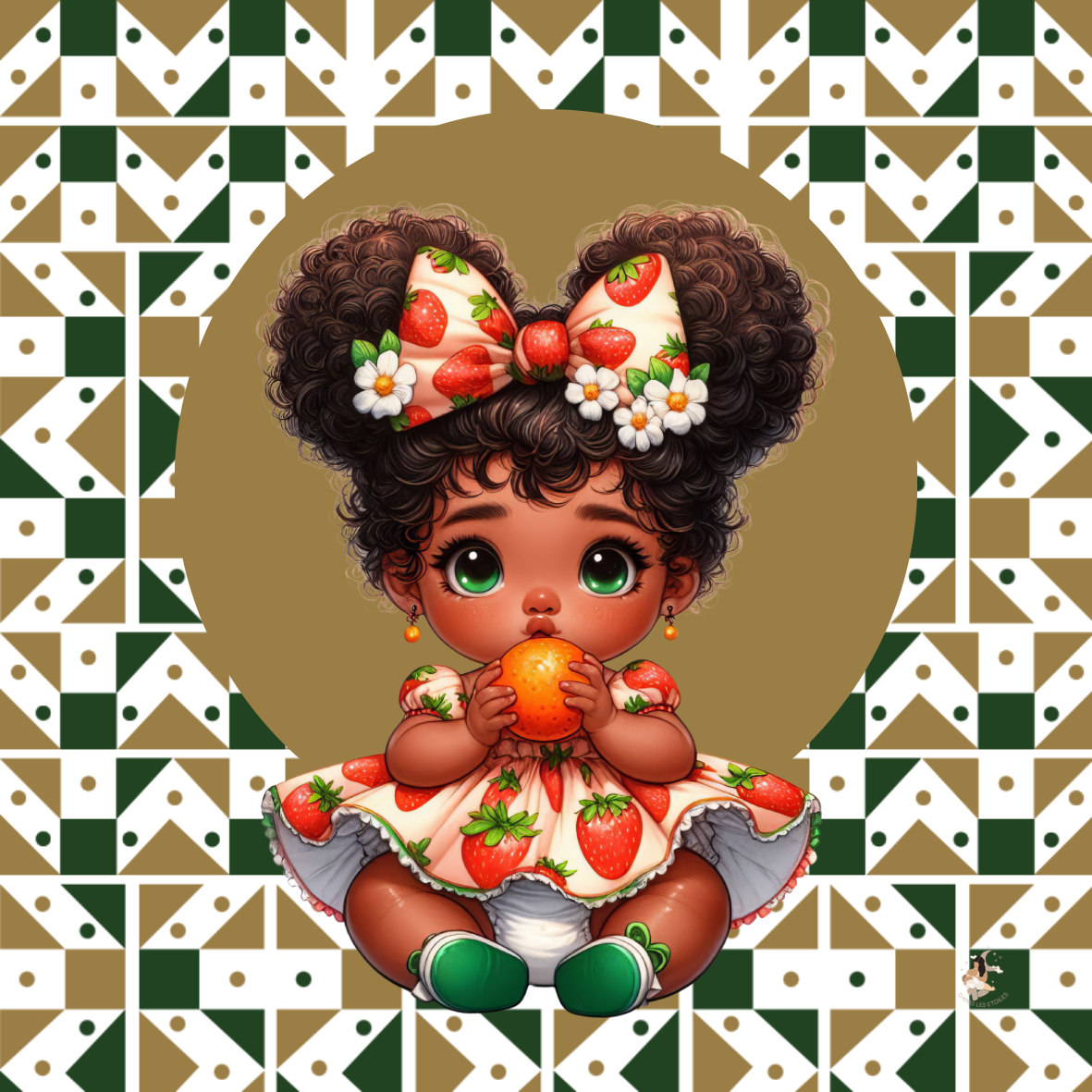 Sticker Toniebox personnalisé baby fruit