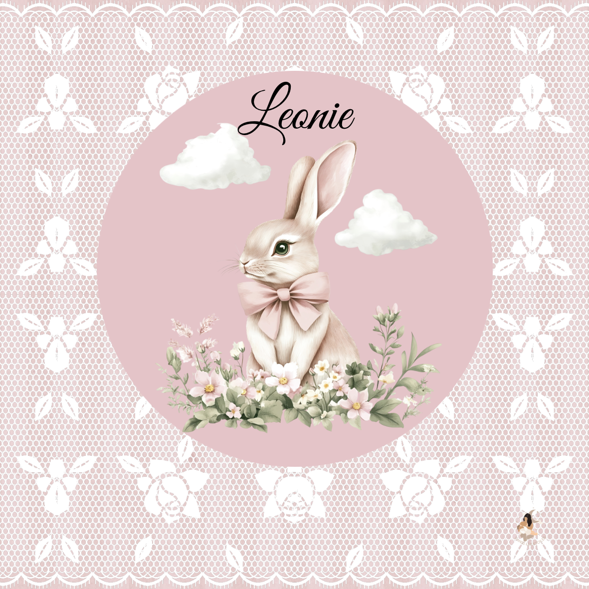 Sticker personnalisé Toniebox 2 – Collection Léonie 🐰🌸