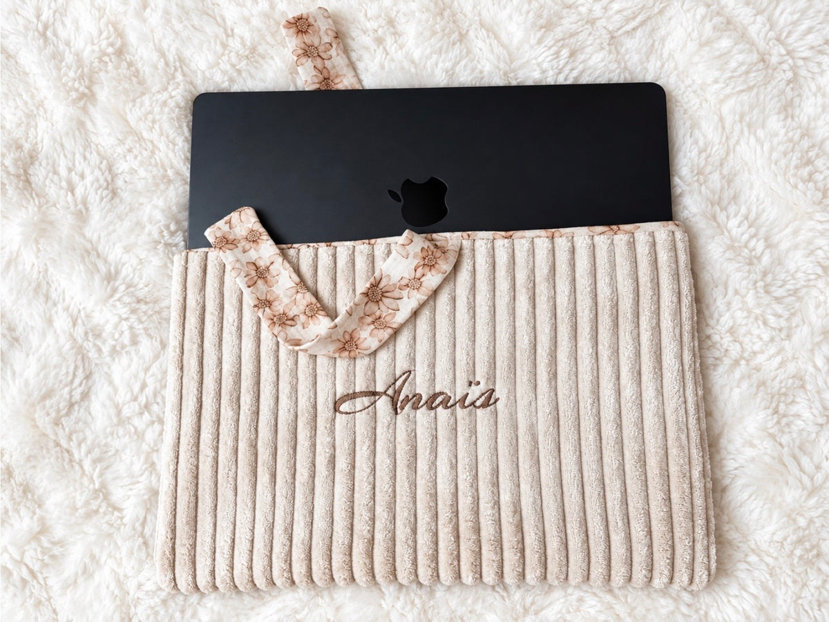 Pochette personnalisée pour MacBook & iPad Apple 💻✨