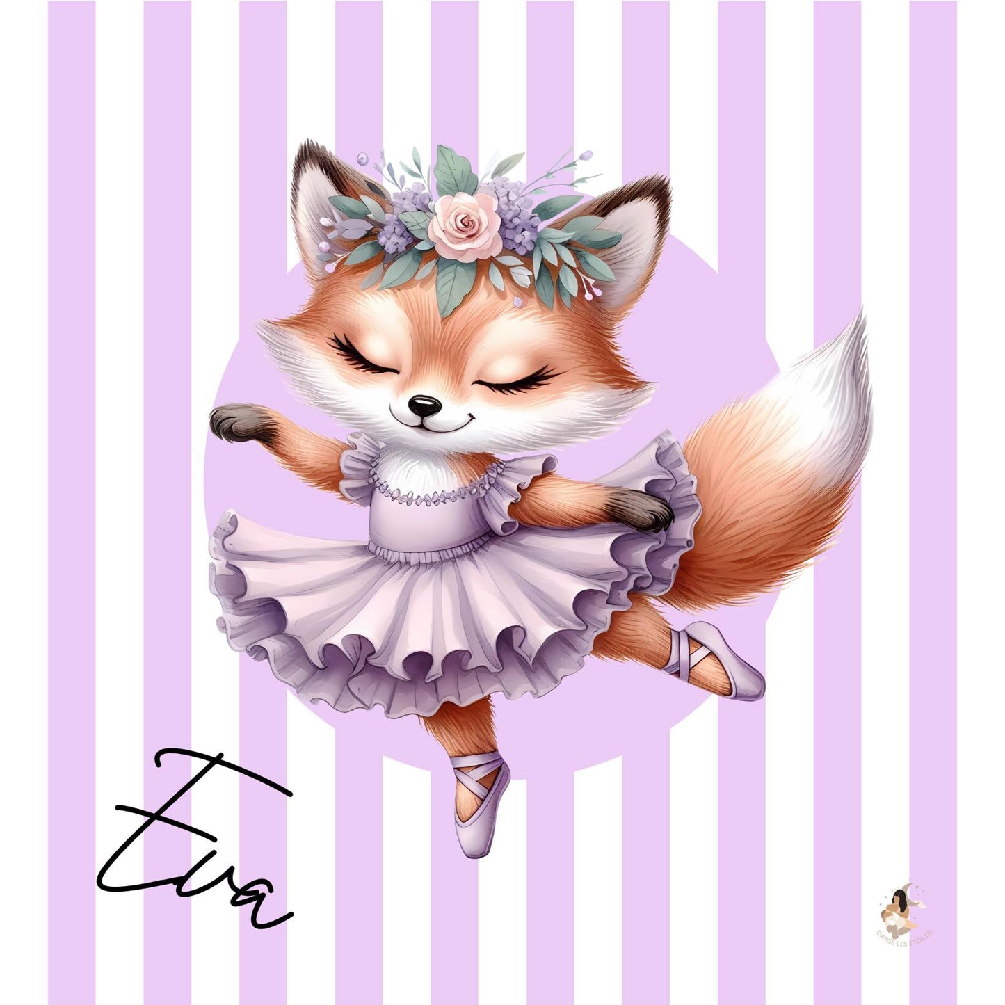 🩰 Sticker Toniesbox – Collection Ballerine Renard