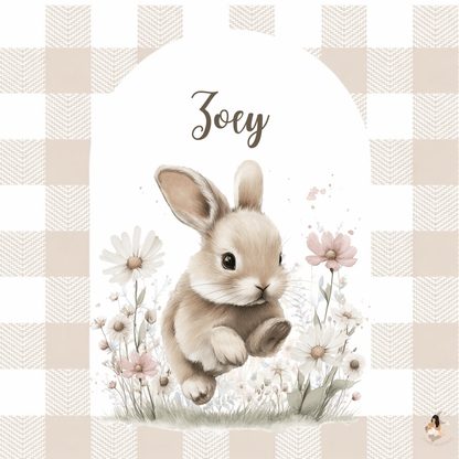 🐰 Sticker Toniebox – Lapin Vichy