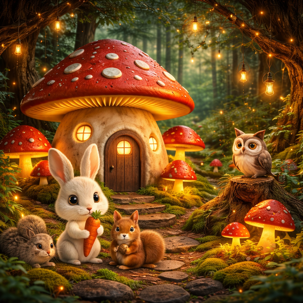 🍄 Sticker Toniebox 2 – Forêt Enchantée