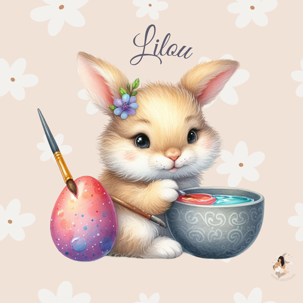 🌸 Stickers Œufs de Pâques – Collection Printemps Enchanté 🐰✨