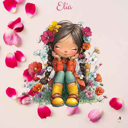 🌸 Les Petites Jardinières Étoilées – Sticker Toniebox 2 Personnalisé