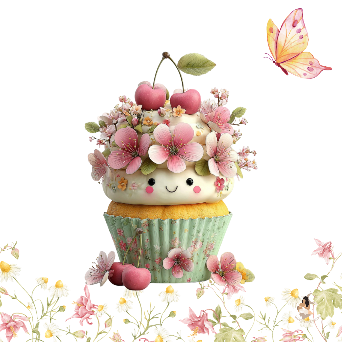 Sticker Toniebox personnalisé cupcake