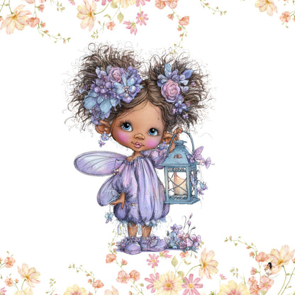 Sticker Toniebox personnalisé Girls fleuris