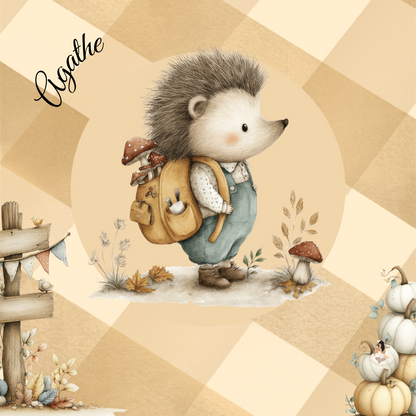 Sticker Toniebox personnalisé Automne