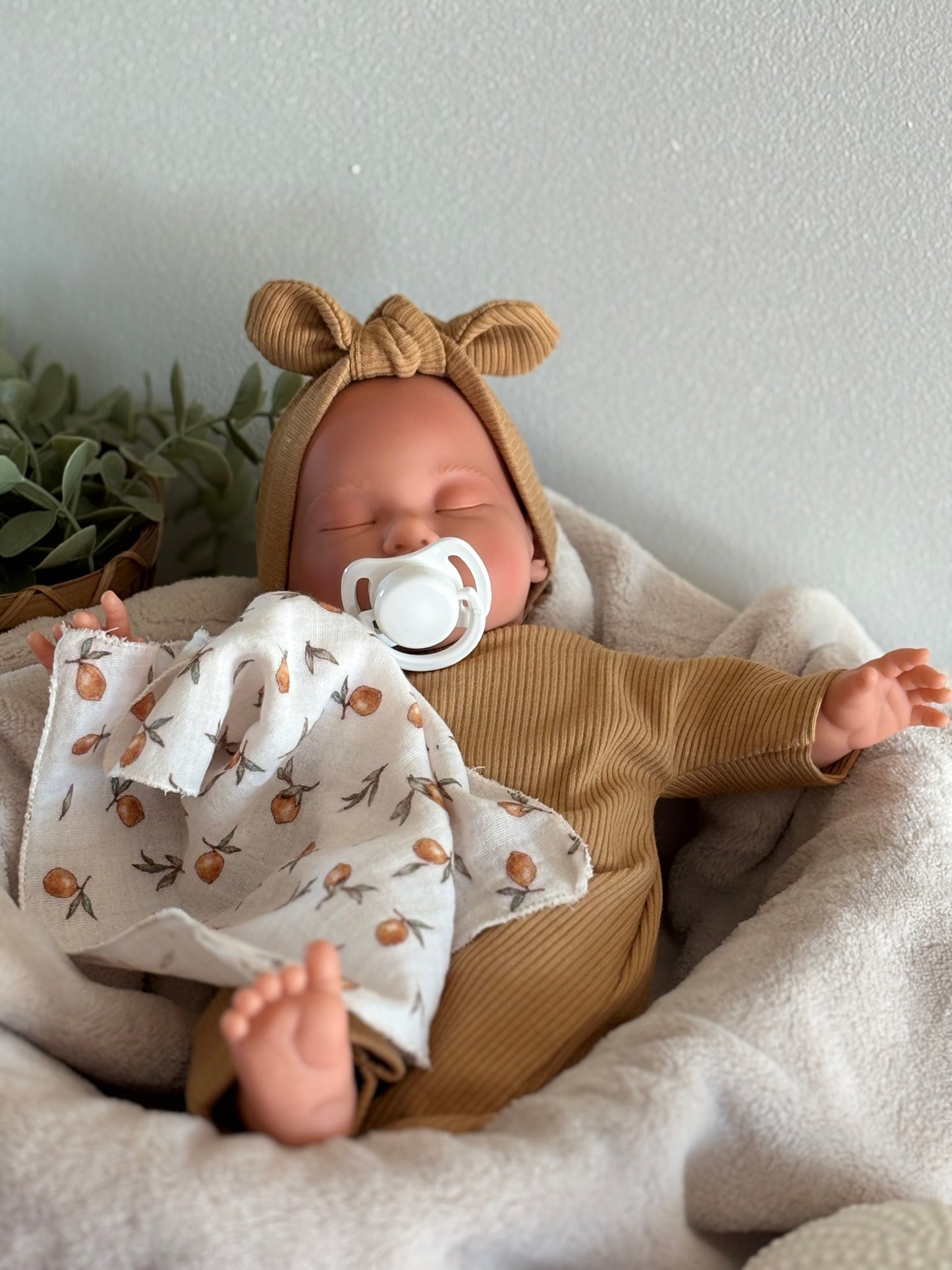 Poussin citron bandeaux