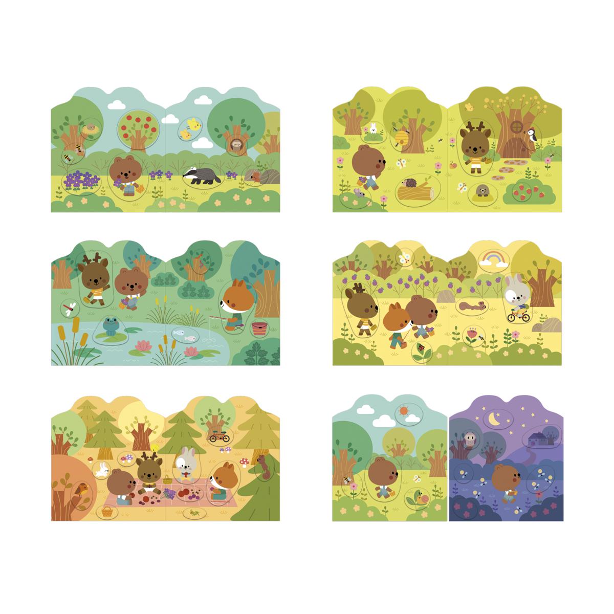 CAHIER DE STICKERS - LA FORET