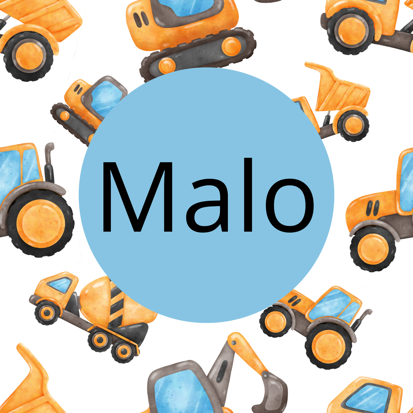 Sticker personnalisé pour Toniebox – Camion de chantier