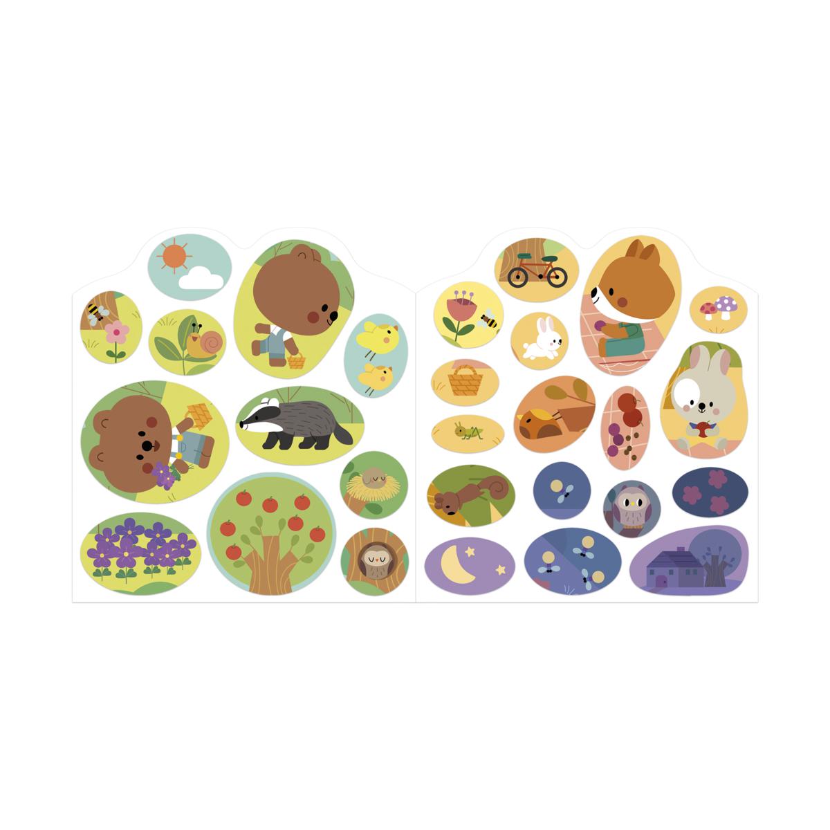 CAHIER DE STICKERS - LA FORET
