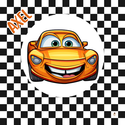 🚗 Stickers Toniebox – Collection Petites Voitures Rigolotes