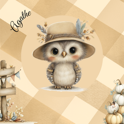 Sticker Toniebox personnalisé Automne