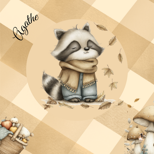 Sticker Toniebox personnalisé Automne