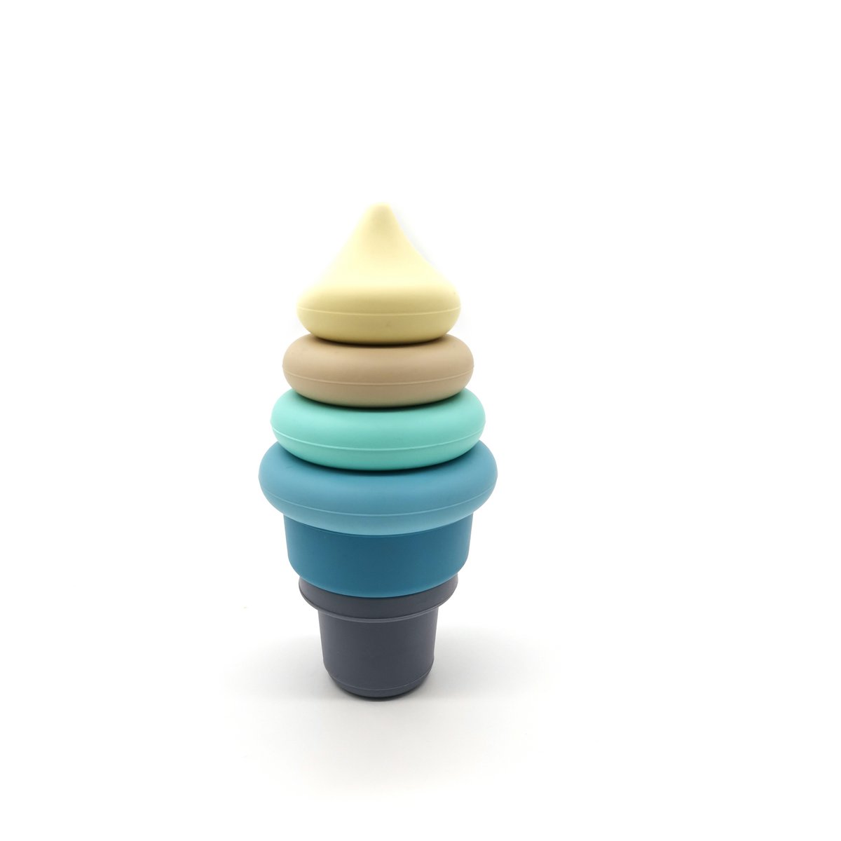 Jouet d'éveil Montessori - Glace Empilable Silicone