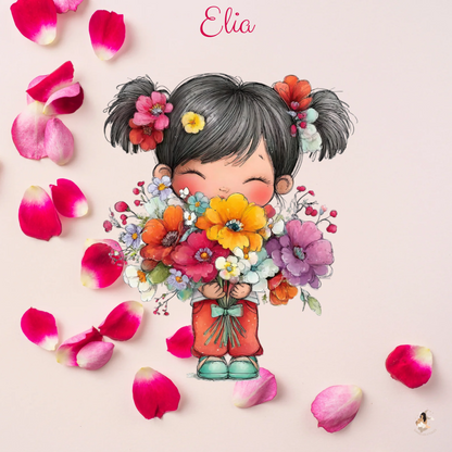 🌸 Les Petites Jardinières Étoilées – Sticker Toniebox 2 Personnalisé