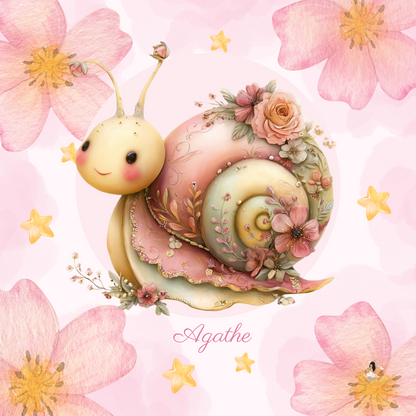 Sticker Toniebox personnalisé Escargot 🌸