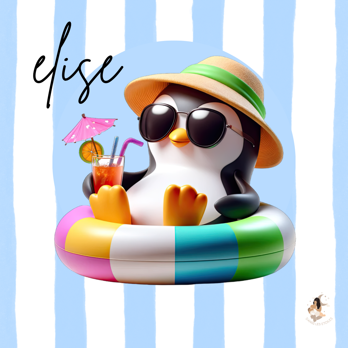 🐧 Stickers personnalisés – Spécial Toniebox pingouin